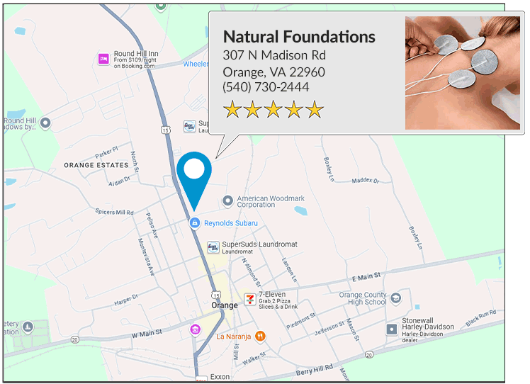 Natural Foundations on google map